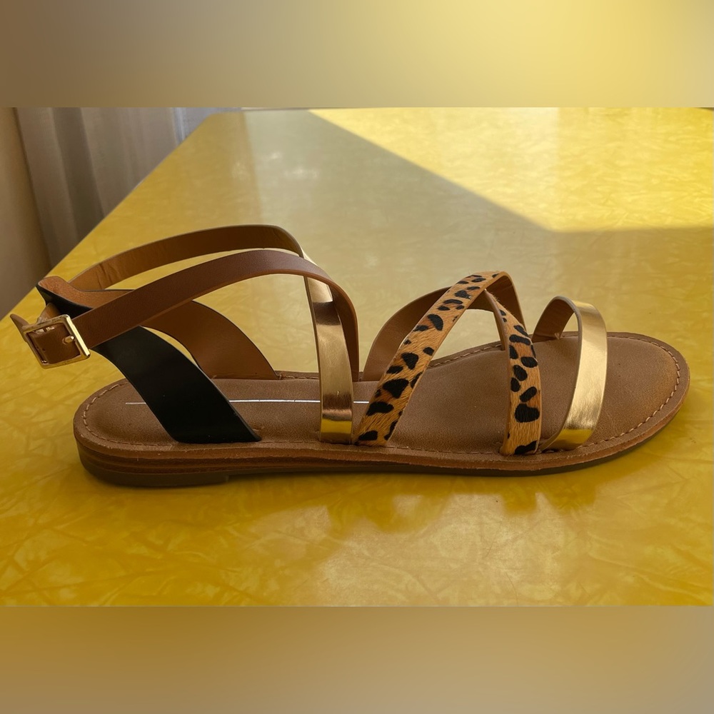 Only worn once! Gladiator cheetah print sandal from ModCloth! - Picture 2 of 7